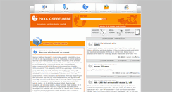 Desktop Screenshot of cserebere.pannondxc.hu